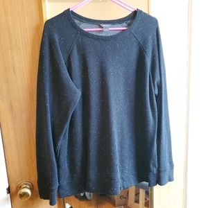 Eddie Bauer black heathered crew neck sweater